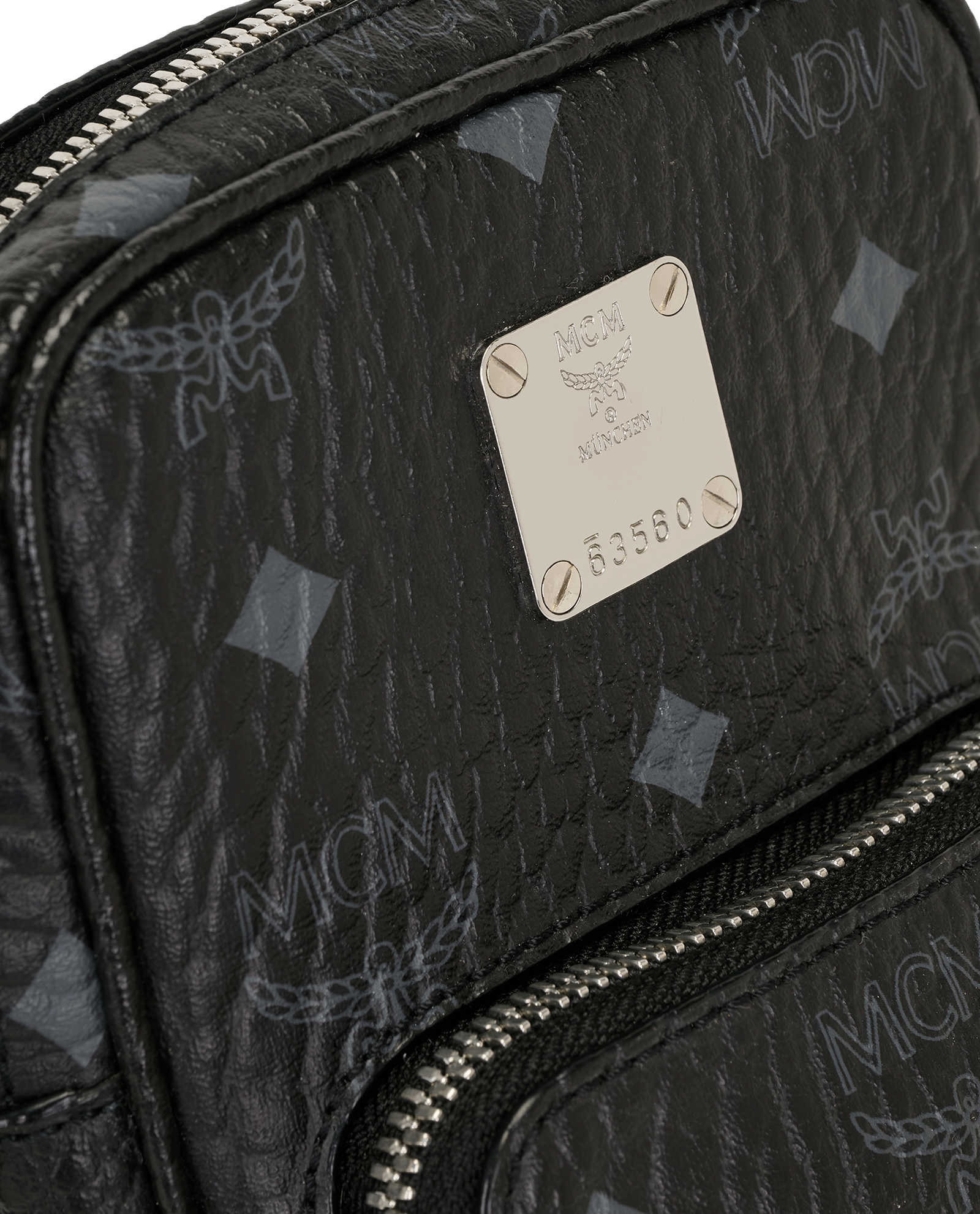 Mini Visetos Crossbody, &pound;250, Handbags, Black, Leather, Other view